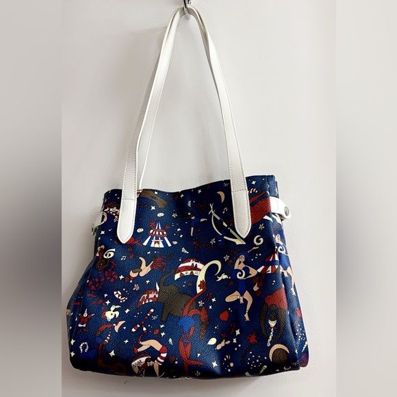 NWOT TWO PIERO GUIDI TOTE BAG & CROSSBODY, ITALIAN CALF LEATHER  2 in 1 .. - Picture 11 of 17